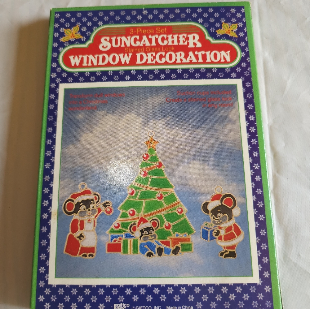 Christmas Tree Suncatcher Set